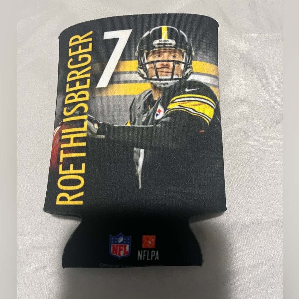 Pittsburgh Steelers Black and Gold NFL Graphic Can Koozie